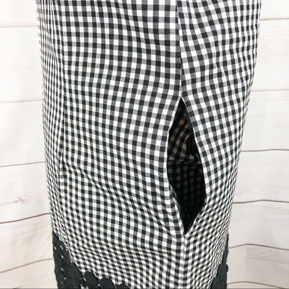 Michael Kors black & white check dress size 4 - Picture 5 of 8